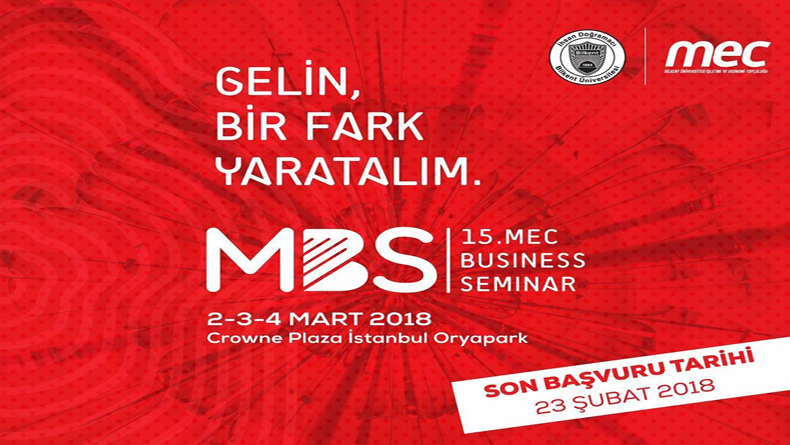 Türkiye'nin İlk Kampüs Dışı Öğrenci Organizasyonu MEC BUSINESS SEMINAR 15. Kez Sizlerle!