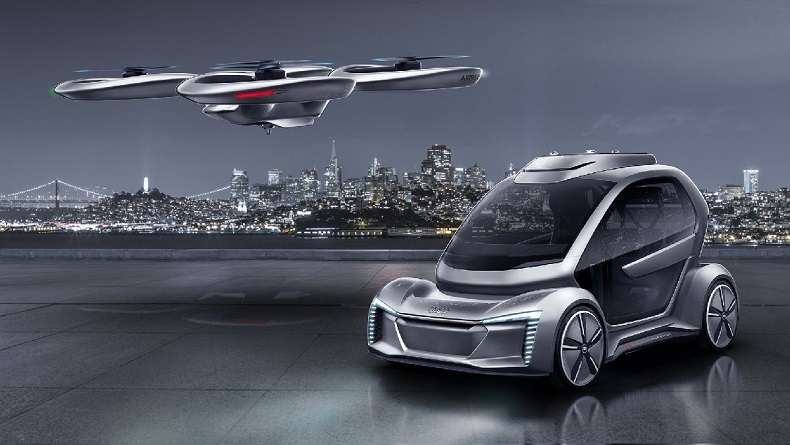 Audi, Almanya'da Uçan Otomobillerin Test Sürüşlerine Başlıyor!