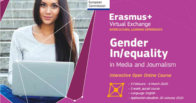 Ücretsiz Online Erasmus Kursu: "Medya ve Gazetecilikte Toplumsal Cinsiyet / Eşitlik"