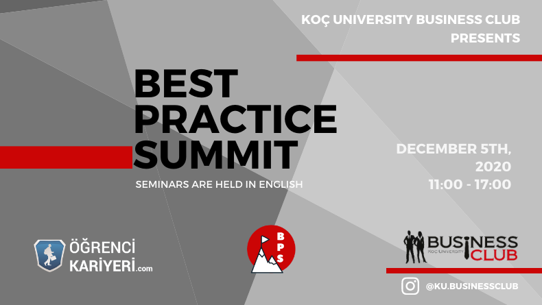 Koç Üniversitesi Best Practice Summit 5 Aralık'ta!