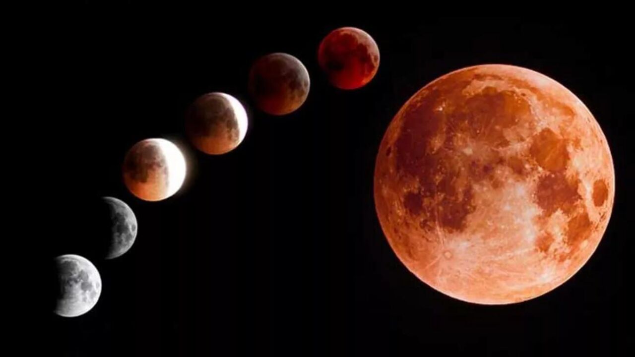 Yılın Son Kanlı Ay Tutulması Yarın Akşam Gerçekleşecek!