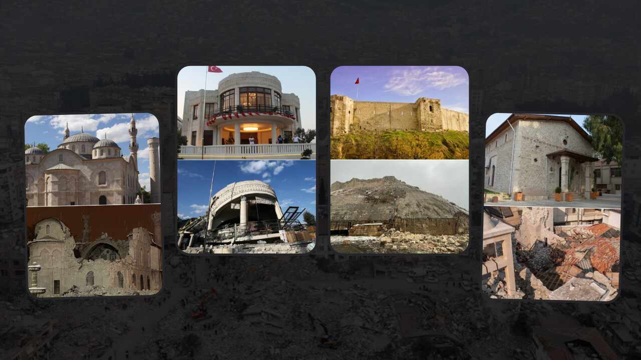 Kahramanmaraş'ta Meydana Gelen Depremlerin Ardından Yerle Bir Olan Tarihi Yapılar!