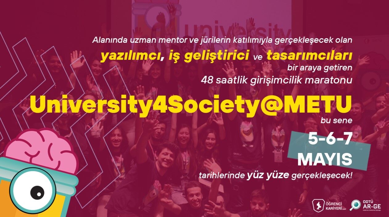 University4Society@METU, 5 Mayıs'ta Başlıyor!