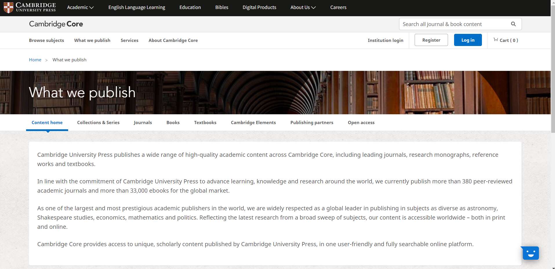 Cambridge Üniversitesi Online Kütüphane 